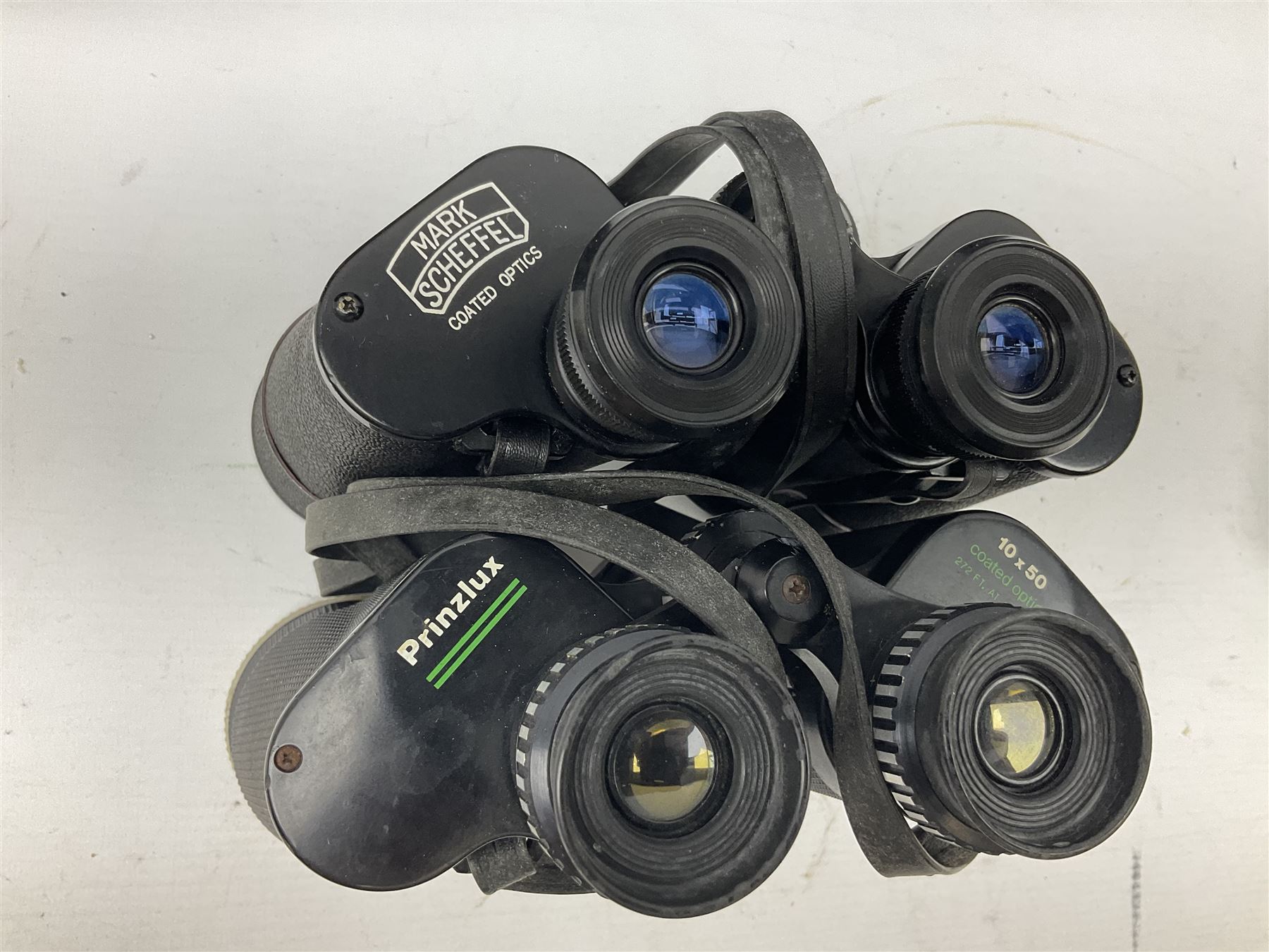 Nine binoculars to include Prinz 10x50 - Image 2 of 13