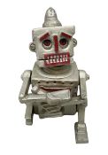 Cast metal robot money box