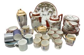 Japanese eggshell tea service