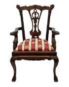 Doll's Chippendale style chair