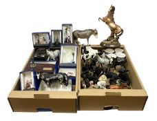 Collection of Labrador figures
