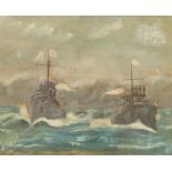 K Dick (British 19th/20th century): 'The Battle of Tsushima' 27th May 1905