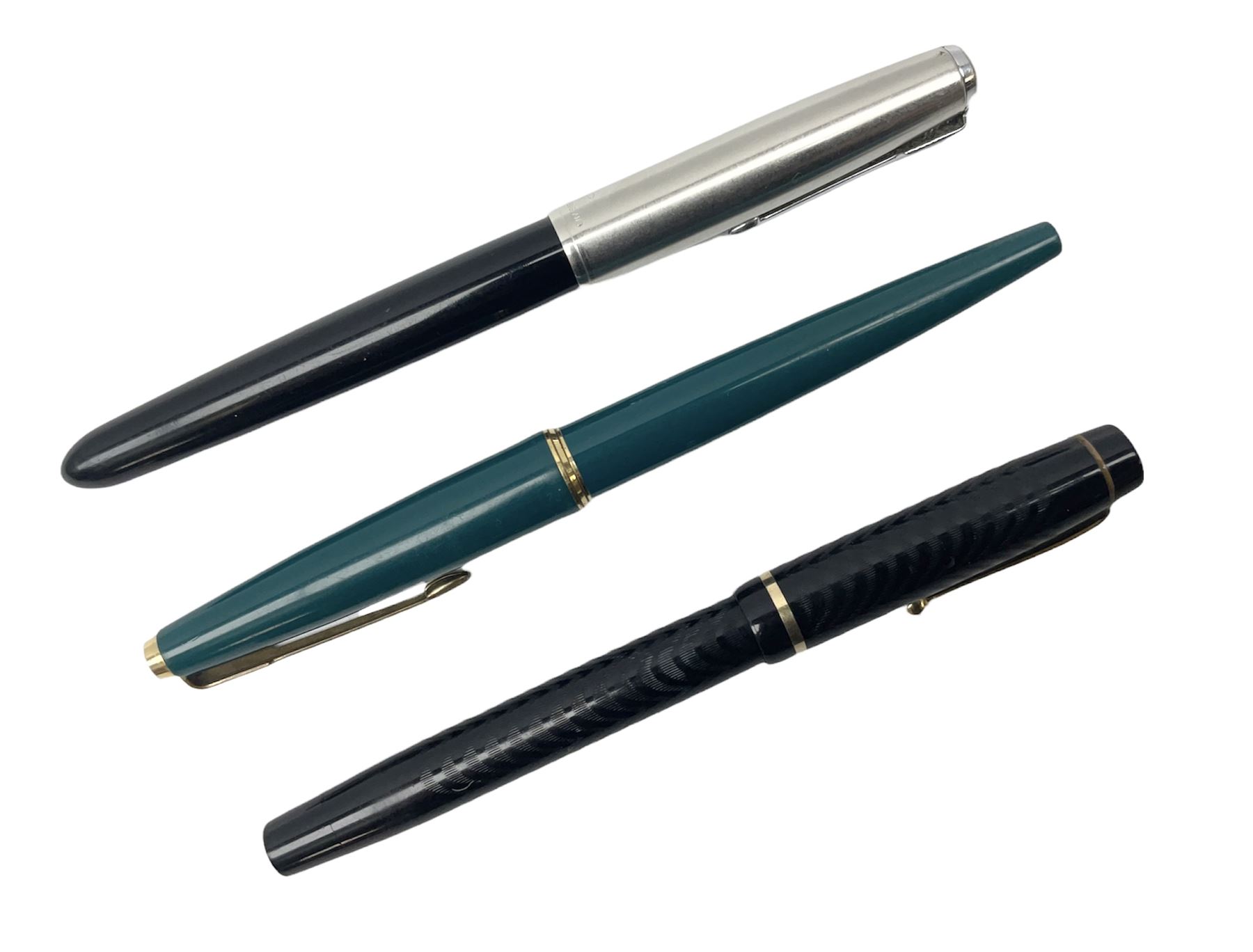 Three fountain pens