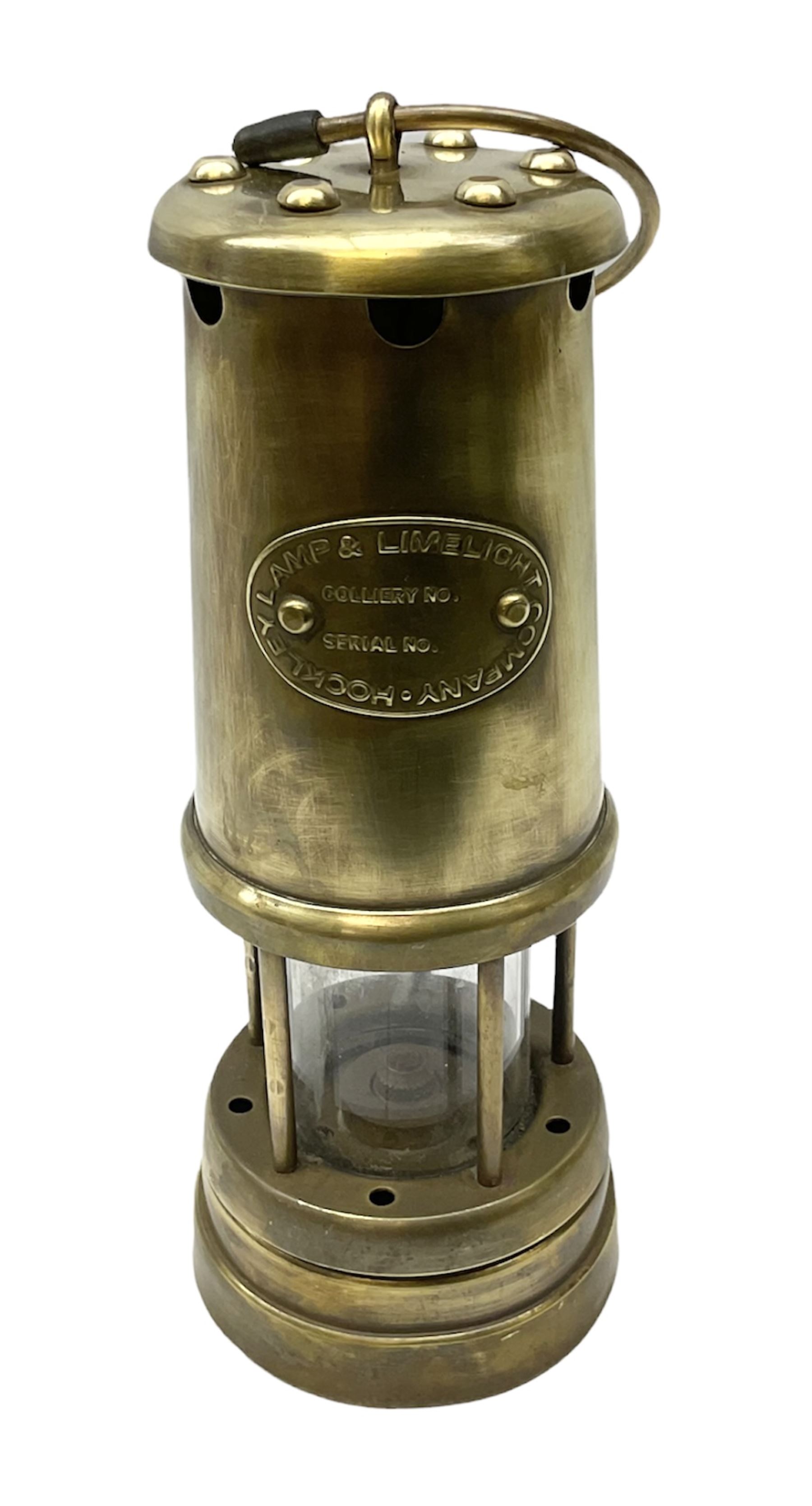 Brass miners lamp