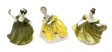 Three Royal Doulton figures comprising The Last Waltz