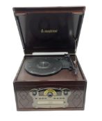 Steepletone Chichester II music centre record player with turntable