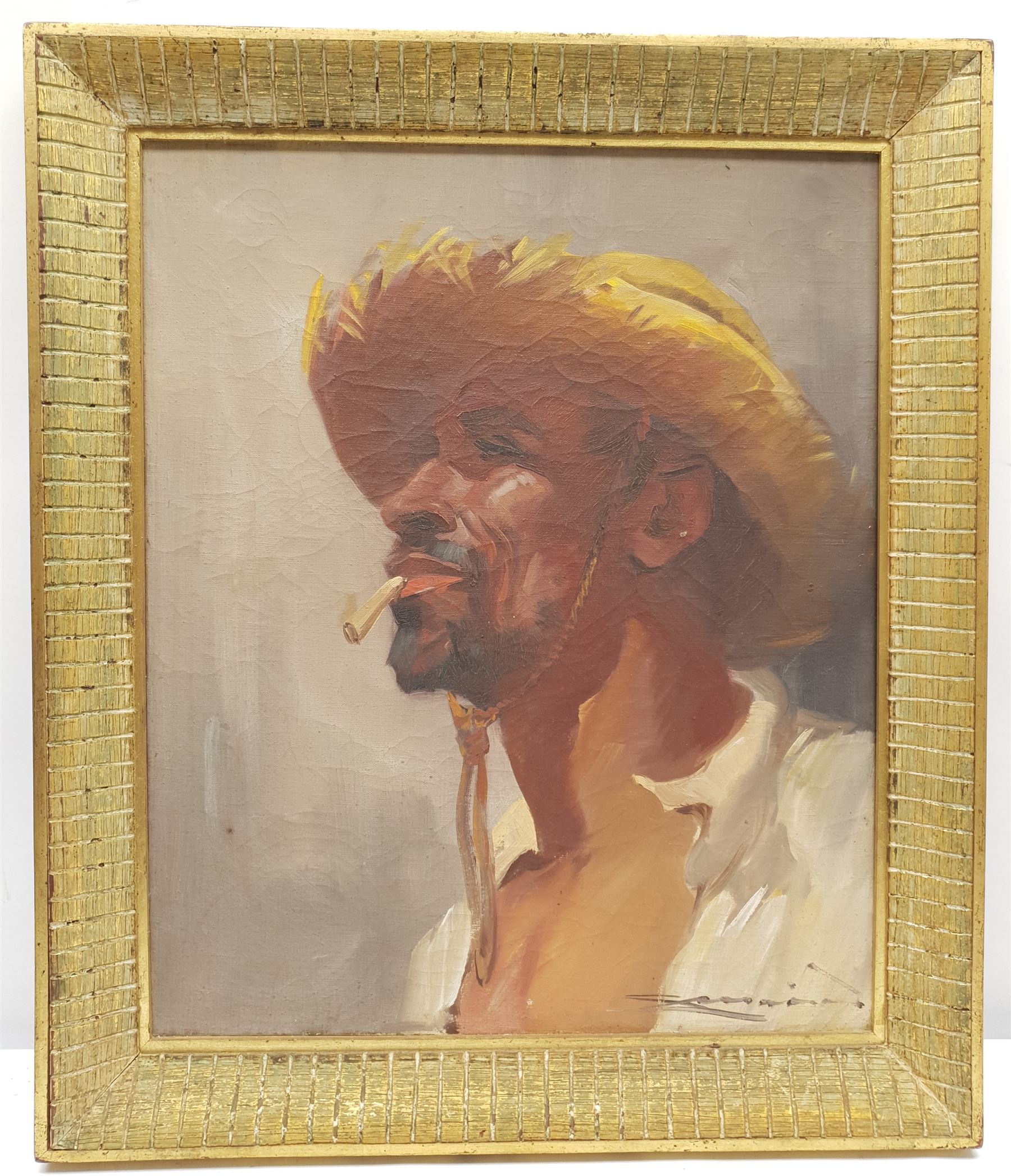 Continental School (20th century): Man Smoking - Image 2 of 7