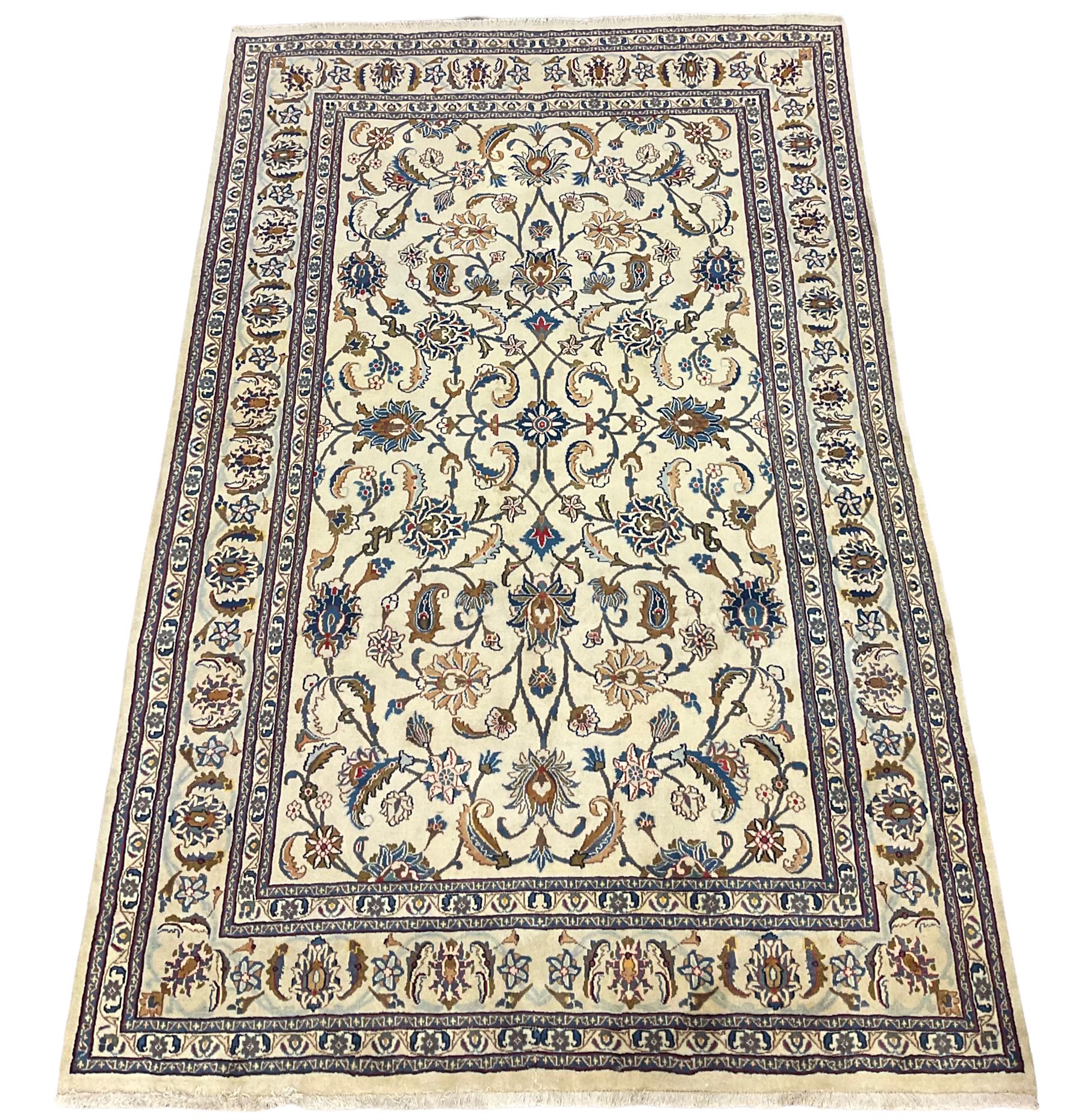 Persian Meshed ivory ground carpet