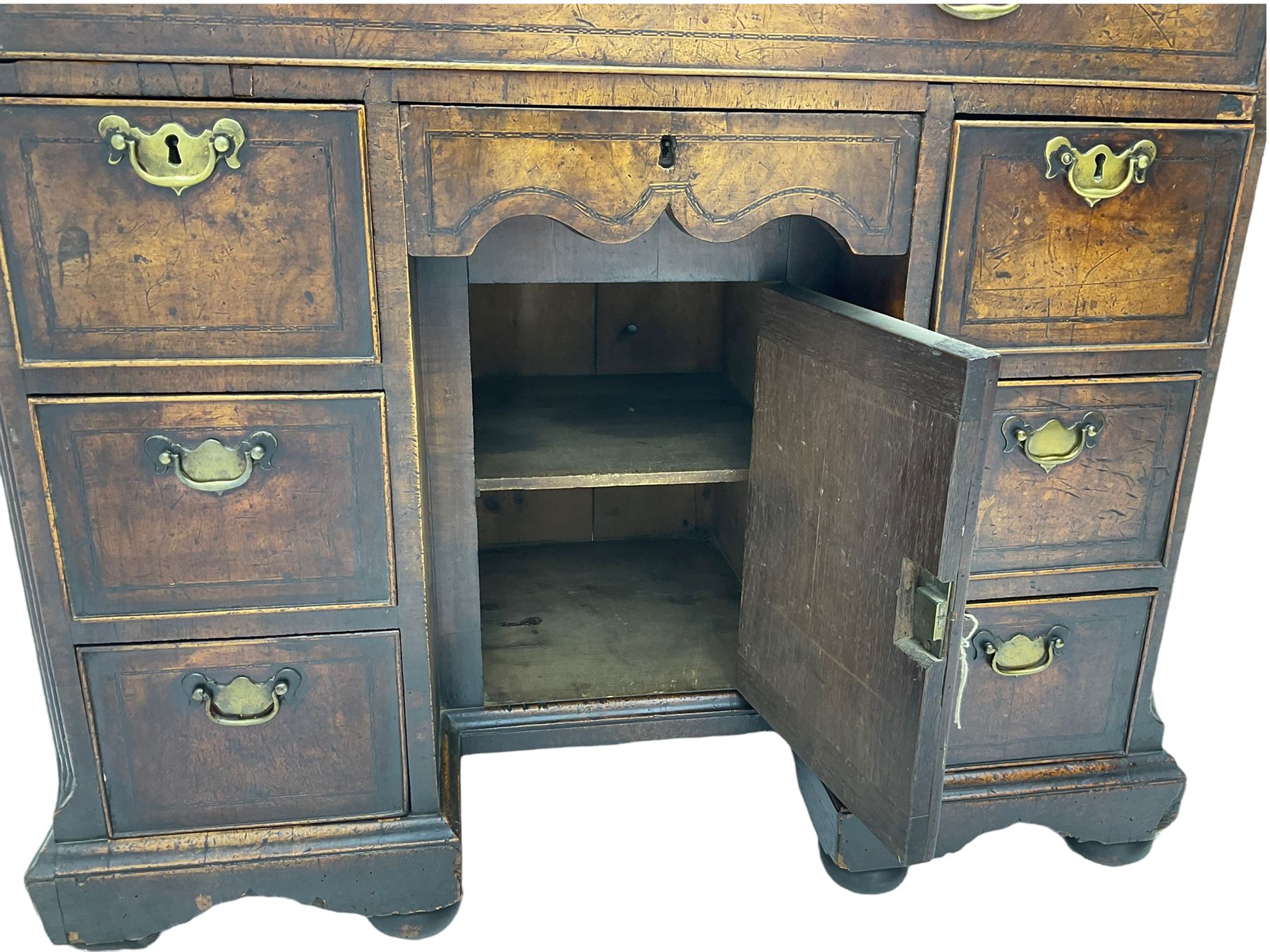 George III mahogany desk - Image 9 of 10
