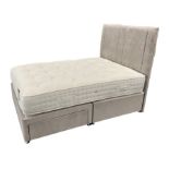 Highgrove - 4' 6' standard divan bed with headboard