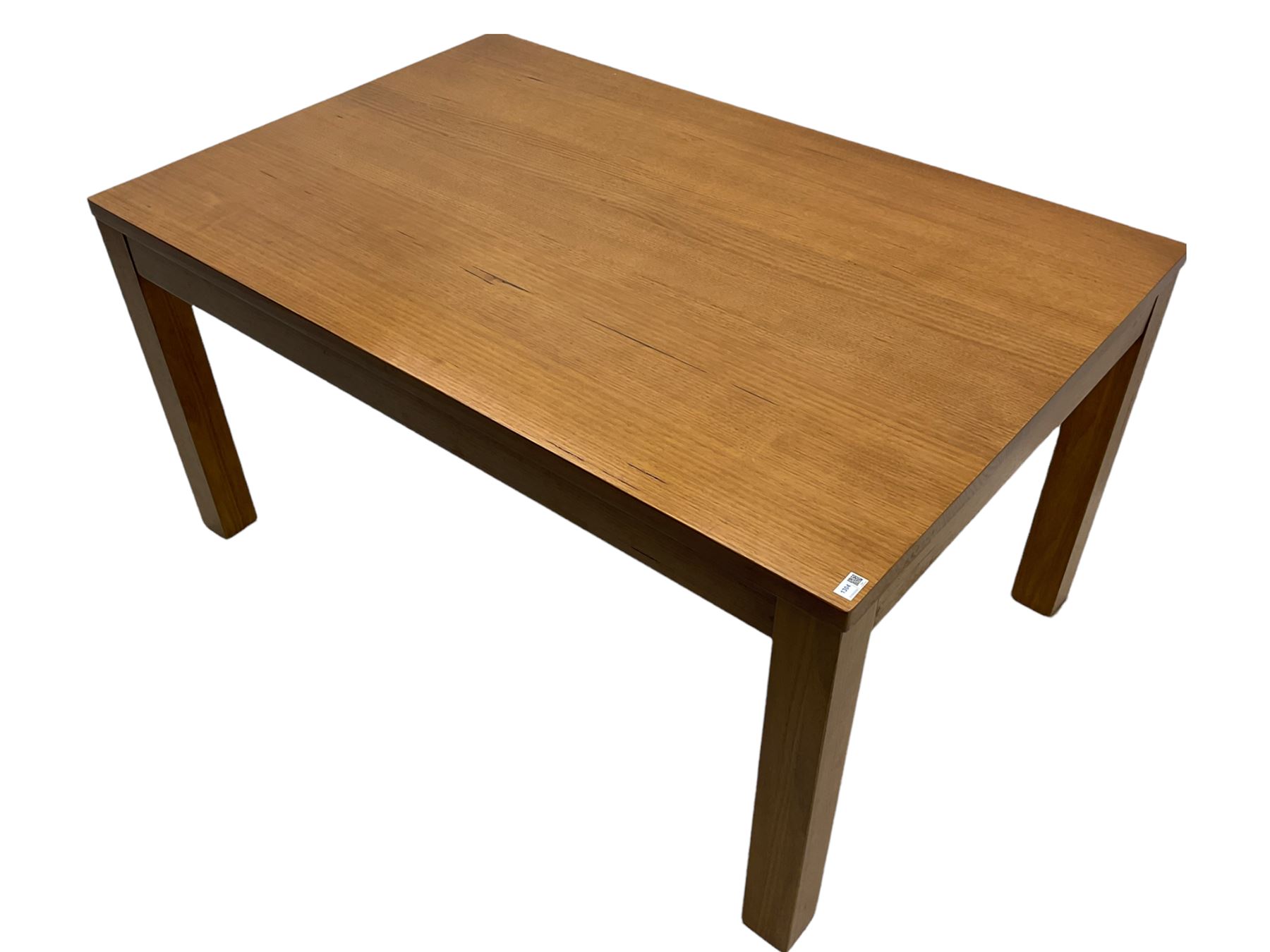 Light oak rectangular dining table - Image 5 of 5