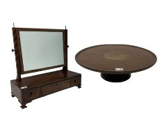 19th century mahogany dressing table mirror