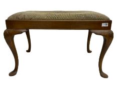 George II style mahogany stool