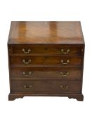 George III mahogany bureau