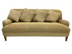 Sofas and Stuff - traditional two seat settee with scatter cushions