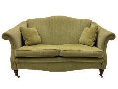Greensmith - traditional two seat sofa upholstered in green fabric