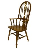 Hardwood Windsor armchair