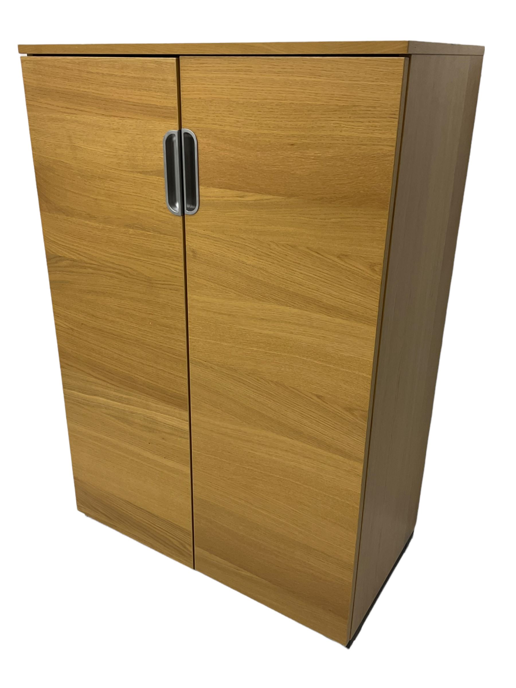 IKEA Galant light oak two door office cabinet - Image 2 of 4