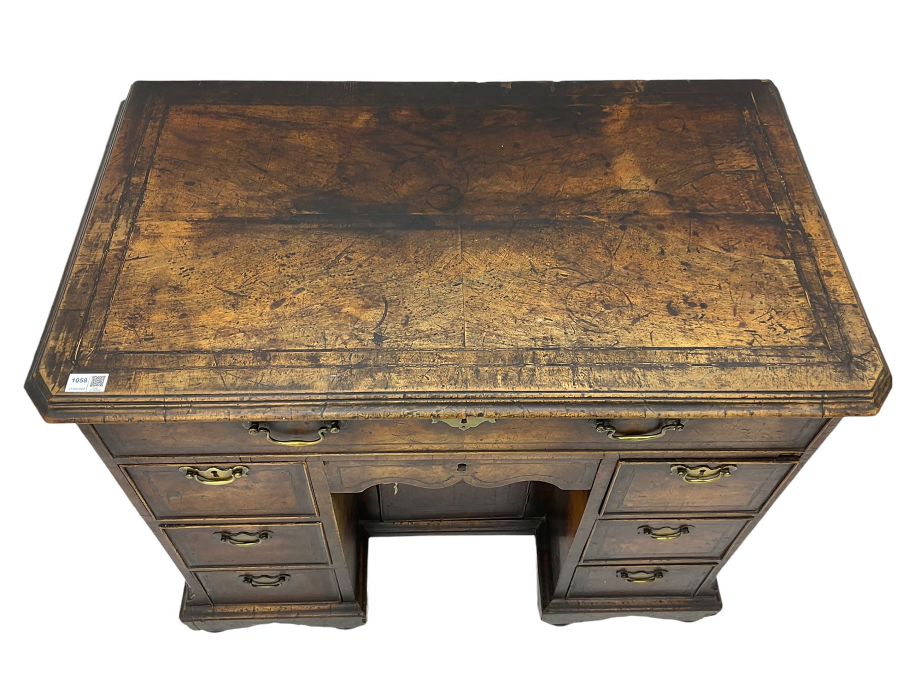 George III mahogany desk - Image 4 of 10
