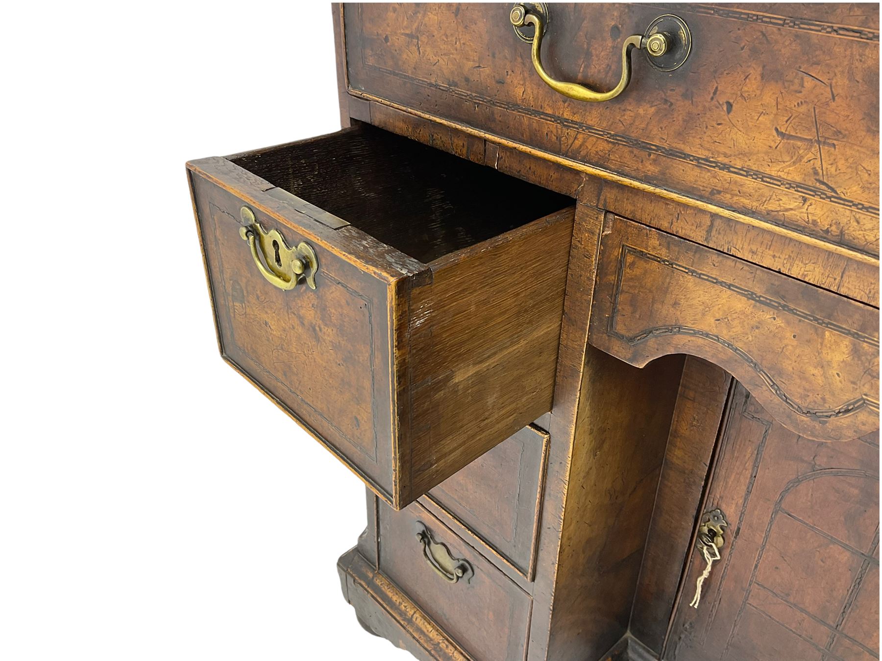 George III mahogany desk - Image 7 of 10