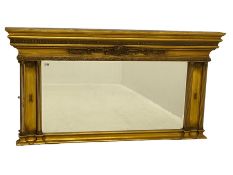 Large Classical design over-mantle wall mirror