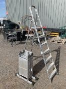 Aluminium work platform and ladders - THIS LOT IS TO BE COLLECTED BY APPOINTMENT FROM DUGGLEBY STOR