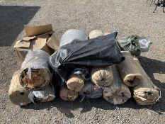 Various large rolls of wood veneer - THIS LOT IS TO BE COLLECTED BY APPOINTMENT FROM DUGGLEBY STORAG