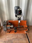 Minilor TR-1 metal lathe with three jaw self centring chuck