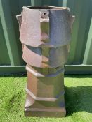 Rocket shaped chimney pot - THIS LOT IS TO BE COLLECTED BY APPOINTMENT FROM DUGGLEBY STORAGE