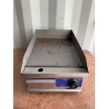 Commercial electric griddle hotplate flat grill - THIS LOT IS TO BE COLLECTED BY APPOINTMENT FROM DU