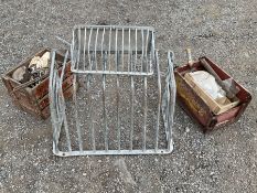 Two hay racks and quantity of horse tack - THIS LOT IS TO BE COLLECTED BY APPOINTMENT FROM DUGGLEBY