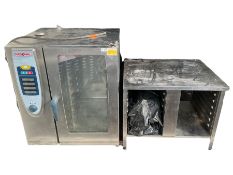 �Rational� electric 10 grid oven with base