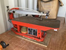 Hegner variable speed table scroll saw - THIS LOT IS TO BE COLLECTED BY APPOINTMENT FROM DUGGLEBY S