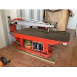 Hegner variable speed table scroll saw - THIS LOT IS TO BE COLLECTED BY APPOINTMENT FROM DUGGLEBY S