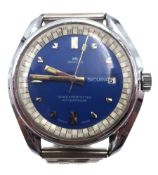 Sicura automatic 25 jewels gentleman's metal plated and stainless steel wristwatch