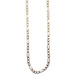 9ct gold Figaro link necklace