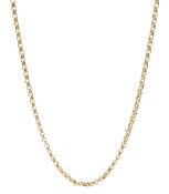 9ct gold belcher link necklace