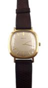 Zenith 9ct gold manual wind gentleman's wristwatch