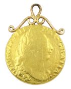 George III gold guinea coin