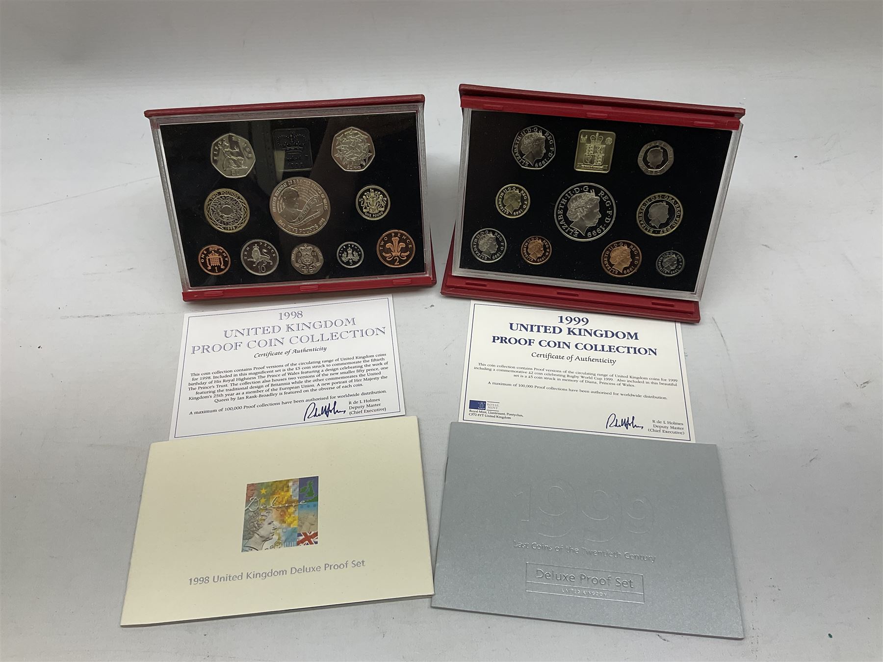 Six The Royal Mint United Kingdom proof coin collections - Image 9 of 12