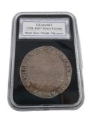 Elizabeth I (1558-1603) silver crown coin