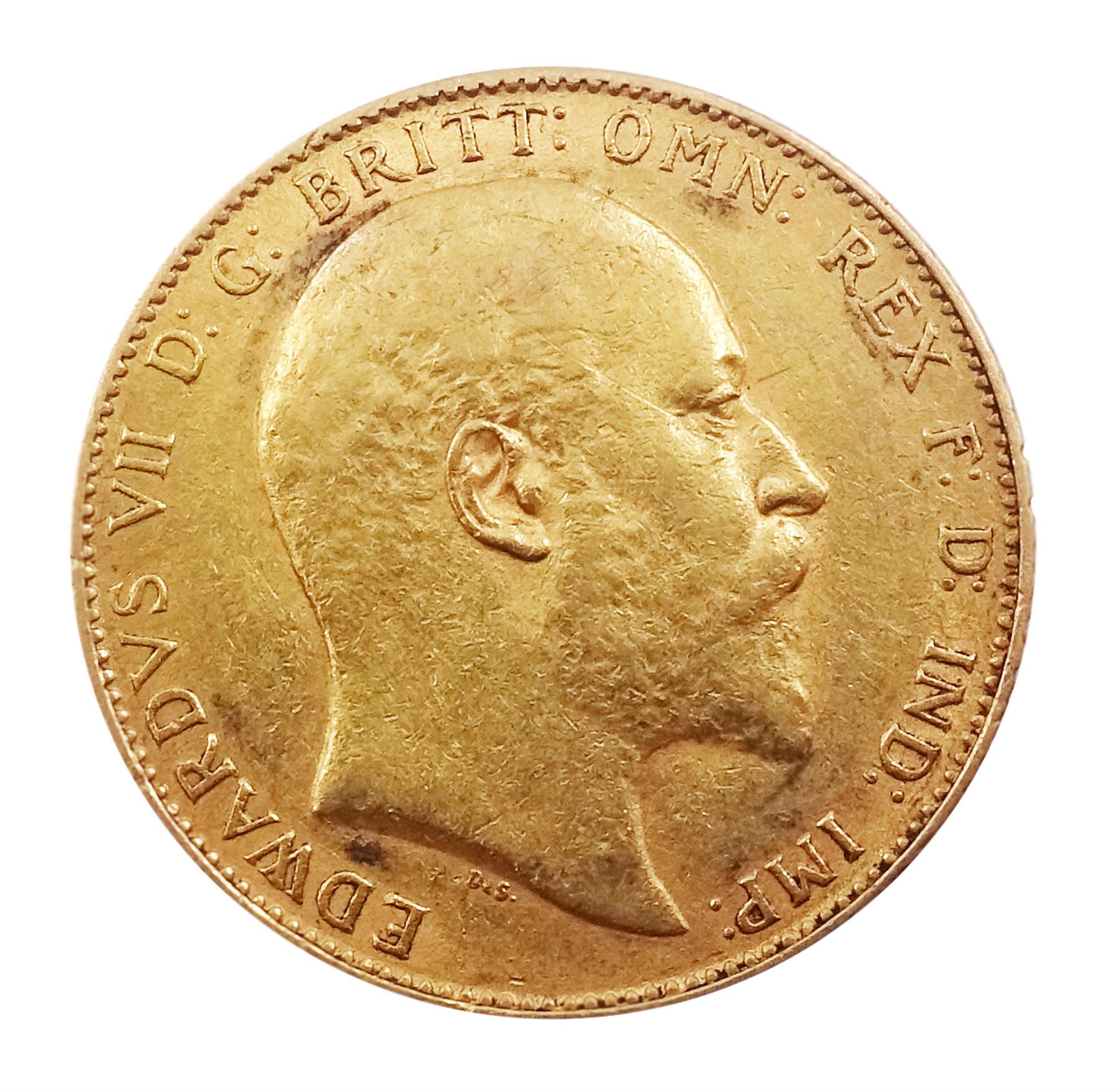 King Edward VII 1906 gold full sovereign coin