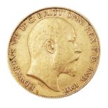 King Edward VII 1902 gold half sovereign coin