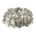 Approximately 1800 grams of Great British pre 1947 silver coins