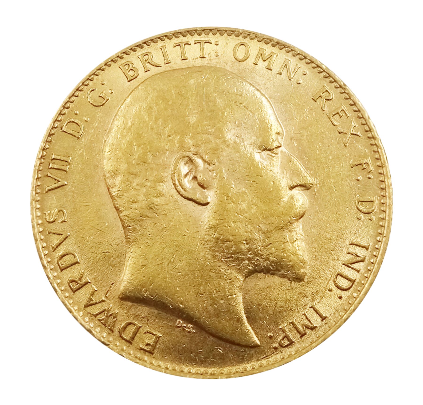 King Edward VII 1906 gold full sovereign coin