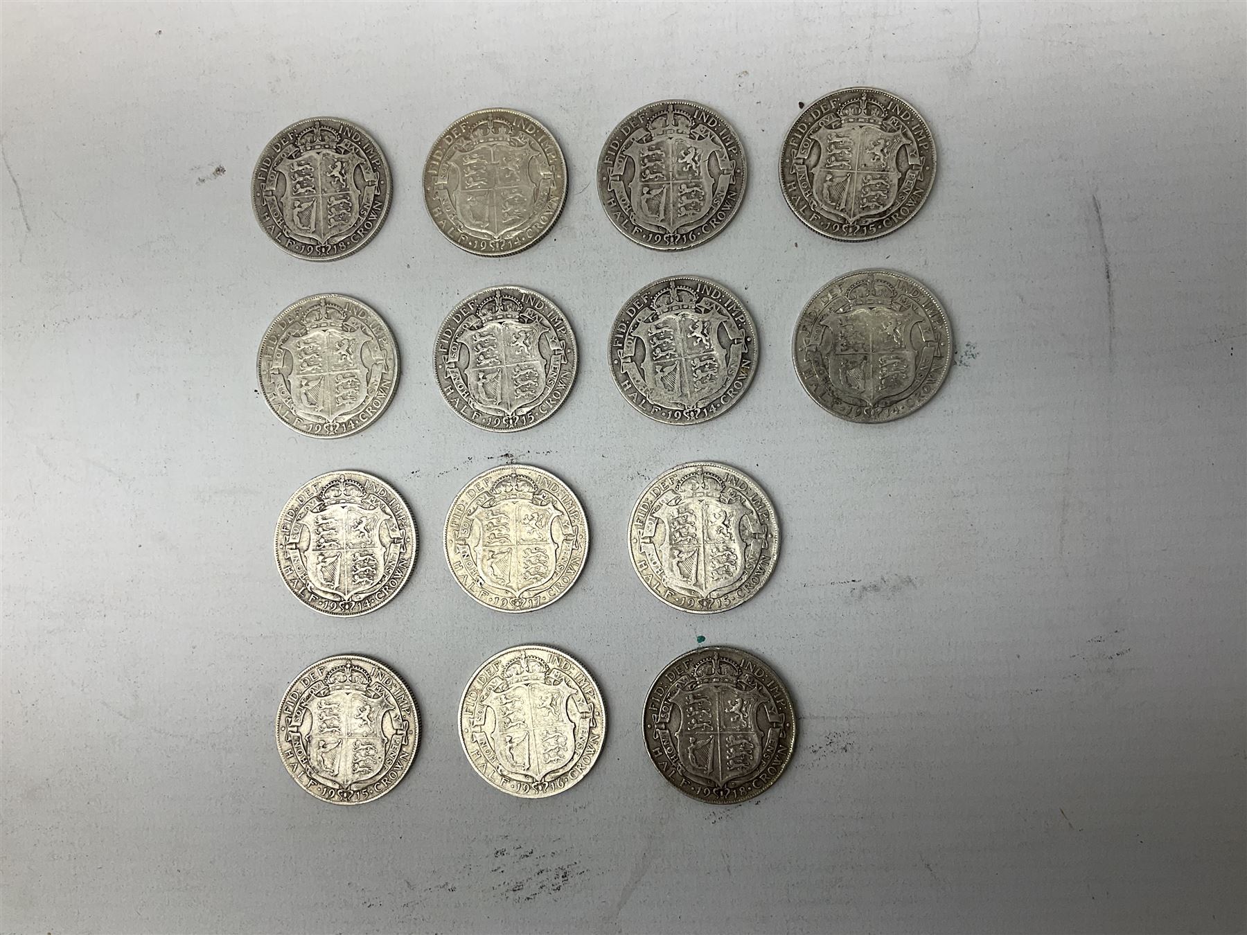 Thirty-seven Great British pre 1920 silver halfcrown coins - Image 3 of 5