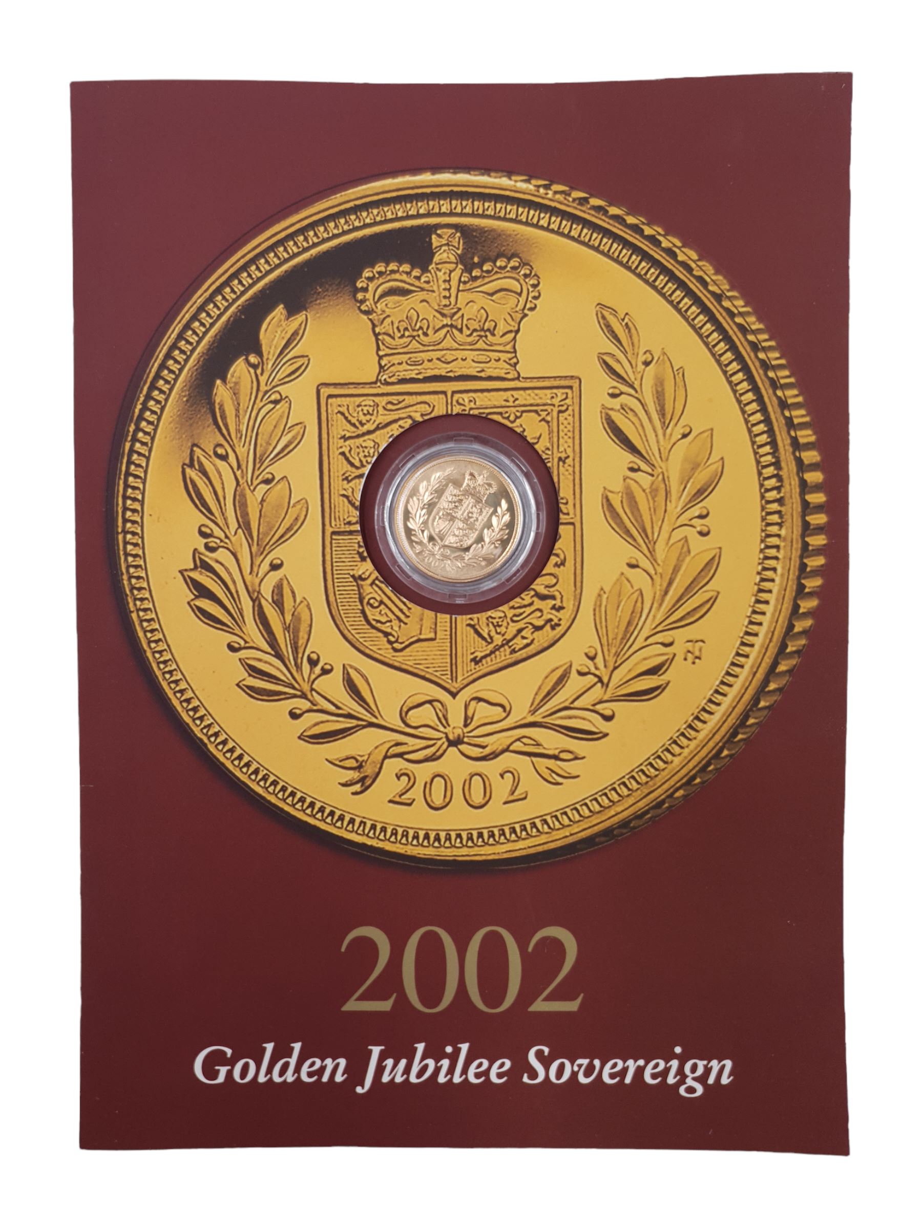 Queen Elizabeth II 2002 gold full sovereign coin - Image 2 of 3