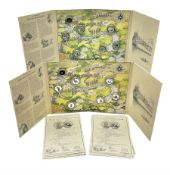 Two Queen Elizabeth II Ascension Island 2021 Wind in the Willows seven coin sets