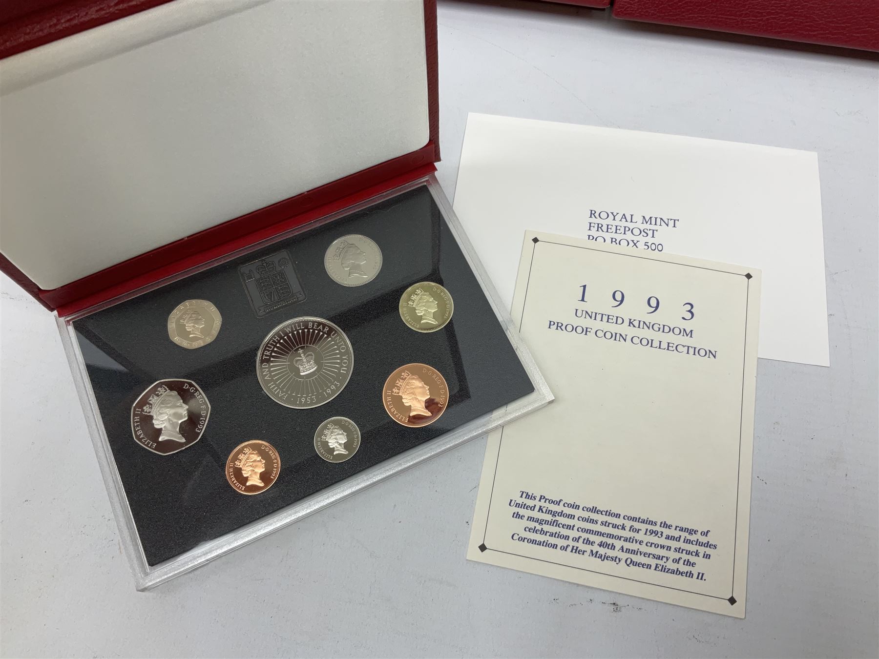 Six The Royal Mint United Kingdom proof coin collections - Image 6 of 12