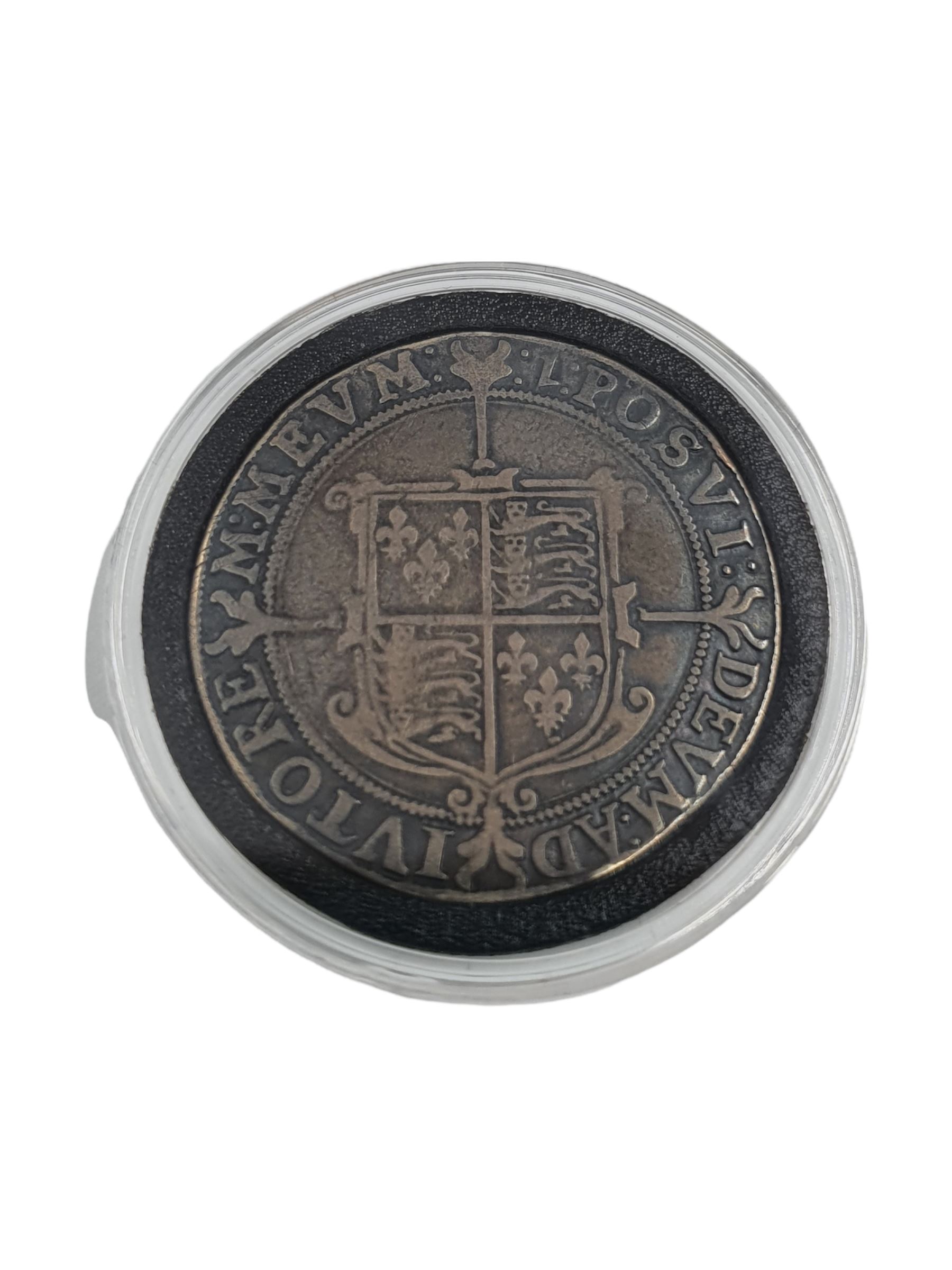 Elizabeth I (1558-1603) silver half crown coin - Image 2 of 3